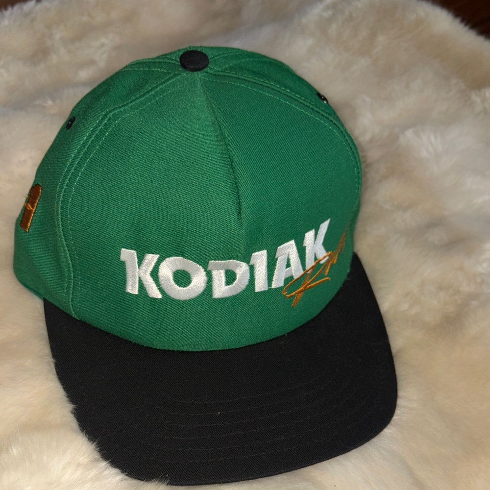 Racing hat kodiak sponsor racing green & black SnapBack hat#41##Bristol#raceday